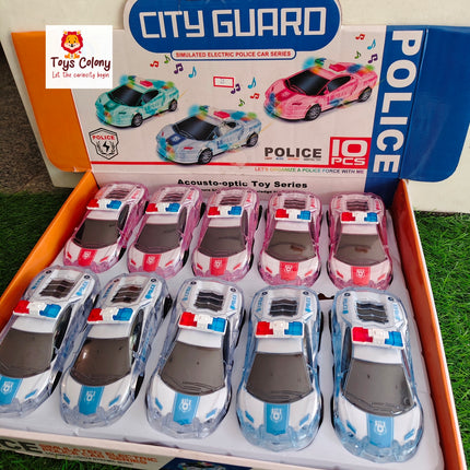 Police Friction Car – With Lights & Music