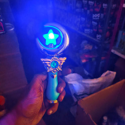 Snow Princess with her Magic Wand - Colorful Lights