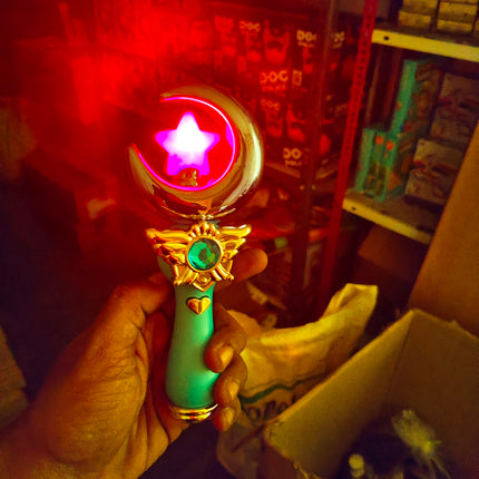 Snow Princess with her Magic Wand - Colorful Lights