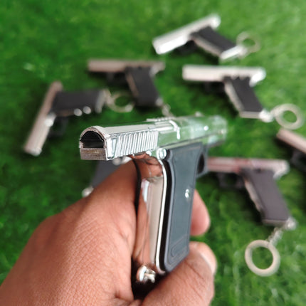 3 in 1 Pocket Gun Keychain (Pack of 1 Keychain)