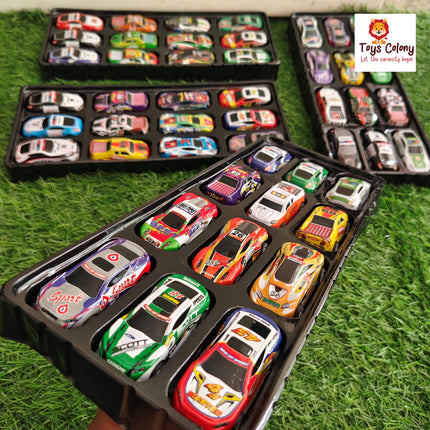 48 pcs Pull Back Cars Set - Container Model Pack