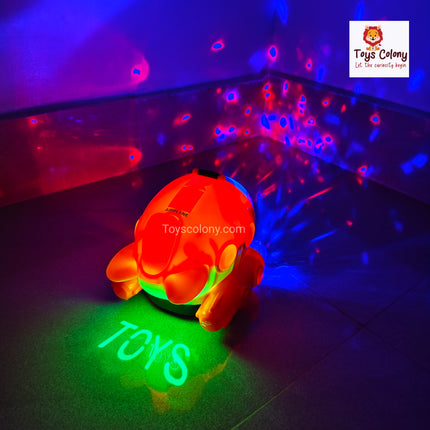 Aerospace Dream with Colorful Lights and Music