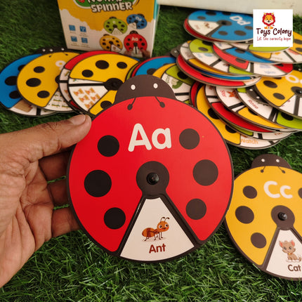 Alphabet Numbers Spinner - Vocabulary Building Game