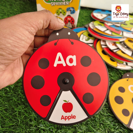 Alphabet Numbers Spinner - Vocabulary Building Game