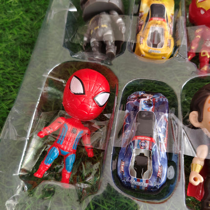 Avengers Superheroes + Cars – Full Pack Toy Set