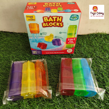 Bath Blocks – 3-in-1 Play & Learn Set