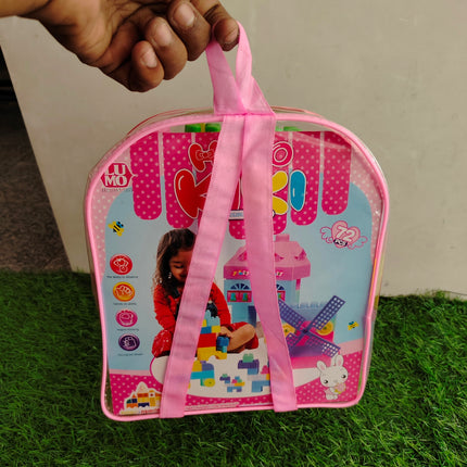 Kids Building Blocks Bag 72 Pcs – Creative Fun for Growing Minds