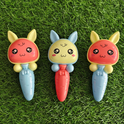 Bunny Carrot Rattle (Pack of 1 Toy)