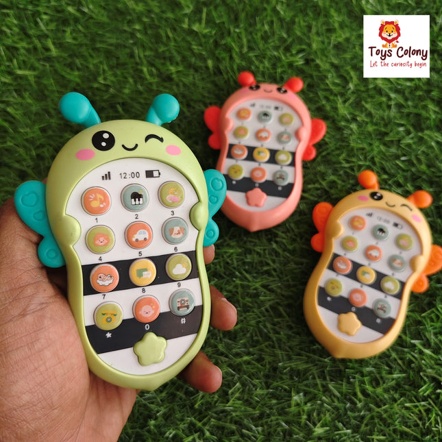 Honey Bee Mobile Phone Toy – Lights & Music Learning Toy