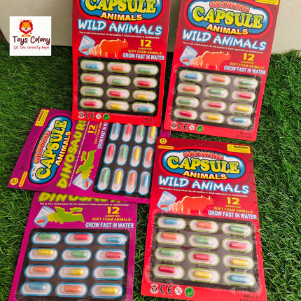 Growing Capsule Toy - Pack of 12 Capsules