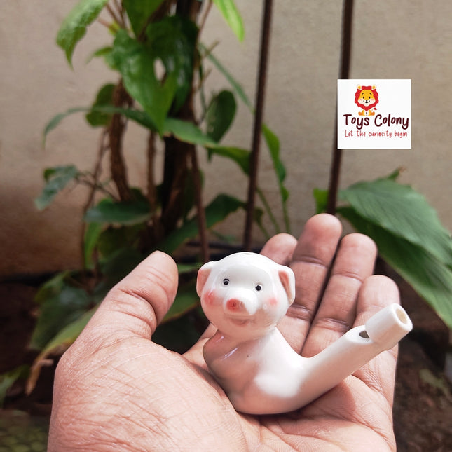 Chirping Water Bird Whistle Ceramic - Puppy Model