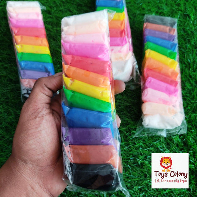 Super Light DIY Pack of 12 Air Dry Clay with 3 Tools