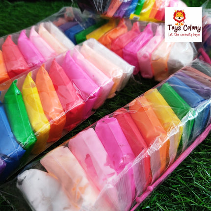 Super Light DIY Pack of 12 Air Dry Clay with 3 Tools