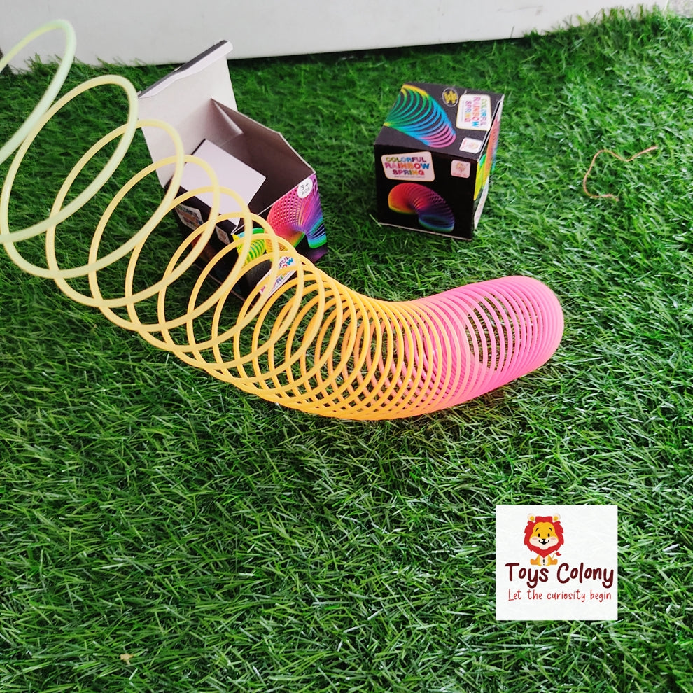 Colur Spring Toy Colorful Rainbow Spring – Toys Colony