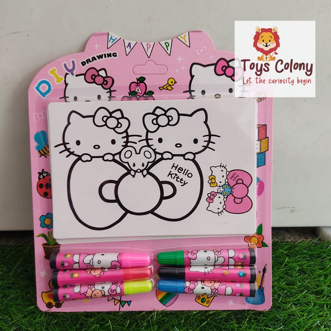 Coloring Kit - Hello Kitty Theme