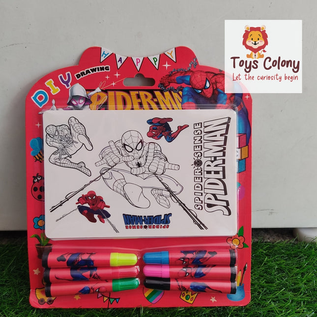 Coloring Kit - Spiderman Theme