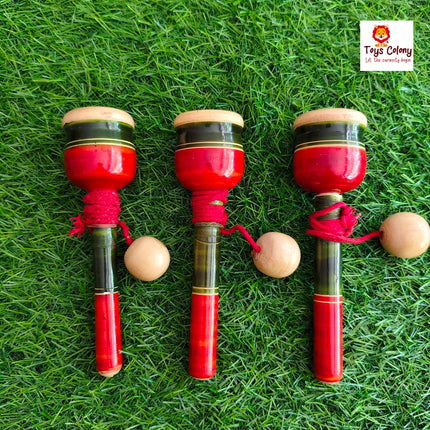 Wooden Cup and Ball Game – Classic Fun with a Skillful Twist