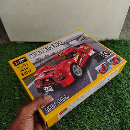 DIY Racing Car - Red (217+ Pieces | 10 Models)