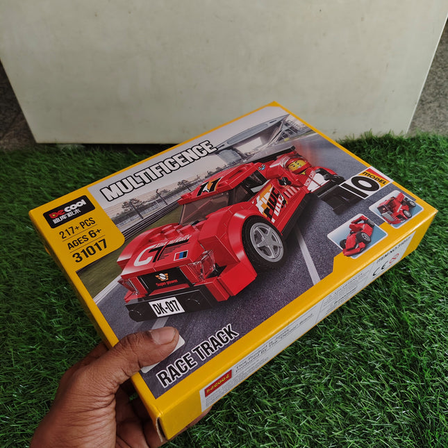 DIY Racing Car - Red (217+ Pieces | 10 Models)