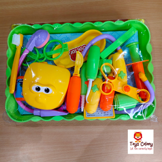 Dentist Play Set for Kids - Medical Accessories Kit with Dental Tools
