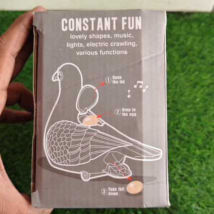 Dove Laying Eggs Toy – Music & Battery Operated
