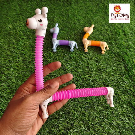 Expandable Giraffe Toy – Stretch & Compress Fun Toy for Kids