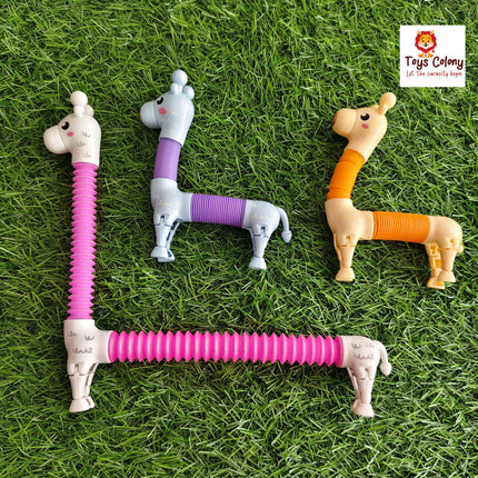 Expandable Giraffe Toy – Stretch & Compress Fun Toy for Kids