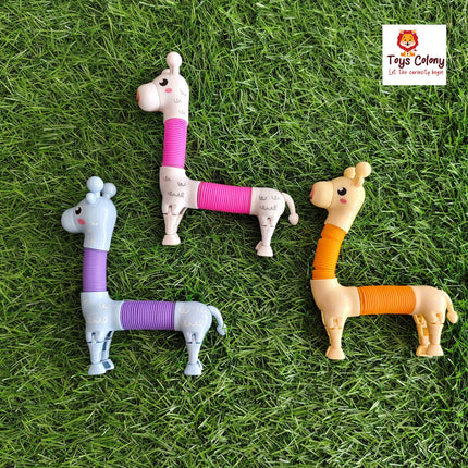 Expandable Giraffe Toy – Stretch & Compress Fun Toy for Kids