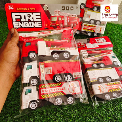 Fire Engine (Pack of 3 vehicles)