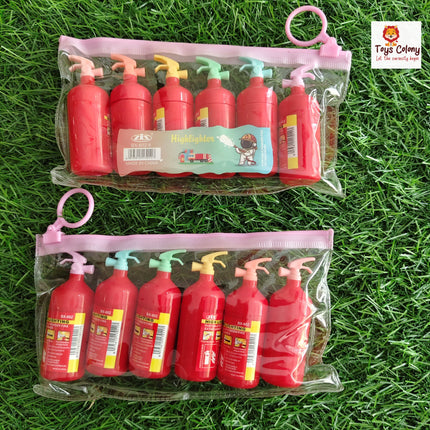 Fire Extinguisher Highlighters (Pack of 6)
