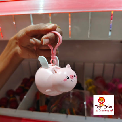 Flying Piggy Toy – Pull, Release & Watch It Fly