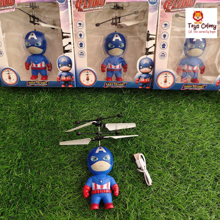 Sensor Flying Doll - Captain America