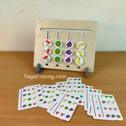 Four Colors Game - Colors and Fruits