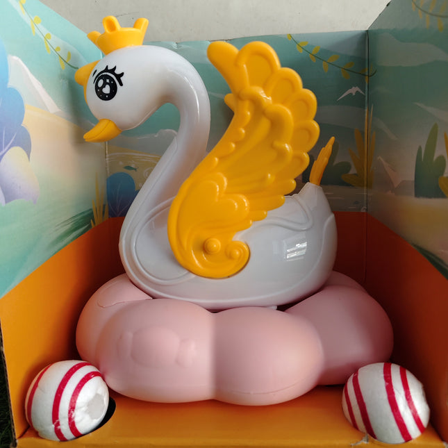 Funny Swan Toy with Floating Balls – Lights & Music