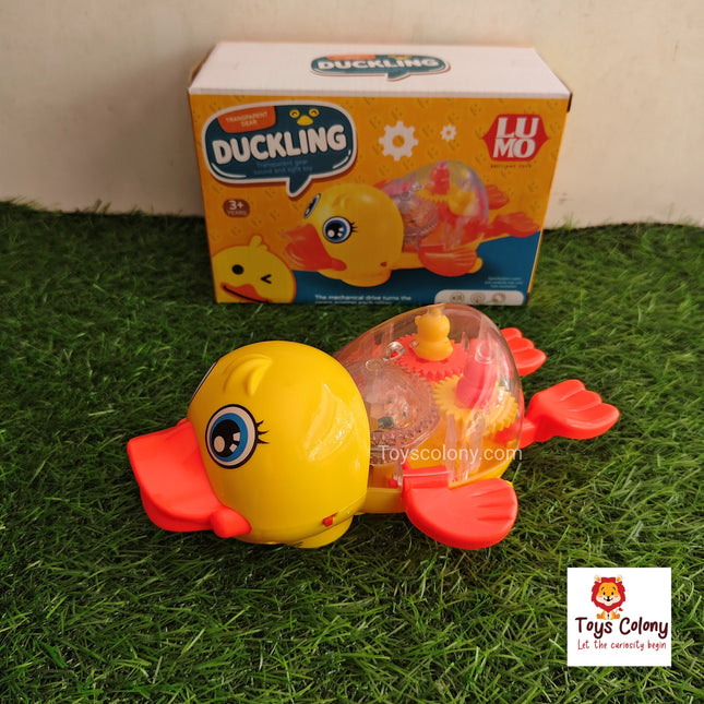 Gear Duck Toy – Battery Operated Light & Sound Toy