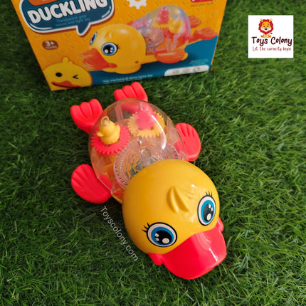 Gear Duck Toy – Battery Operated Light & Sound Toy