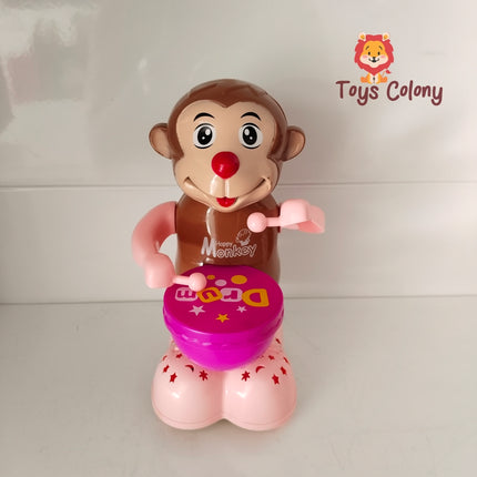 Happy Drummer - Monkey (Pack of 1 Toy)