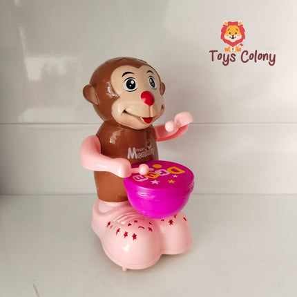 Happy Drummer - Monkey (Pack of 1 Toy)
