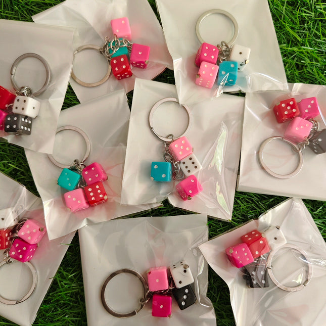 Keychain - Rolling Dice Model (Pack of 1)