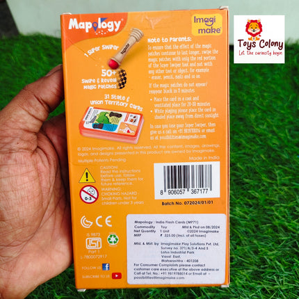 India Flash Cards | Learn States Along with 450+ Fun Facts |Swipe & Reveal Card Game