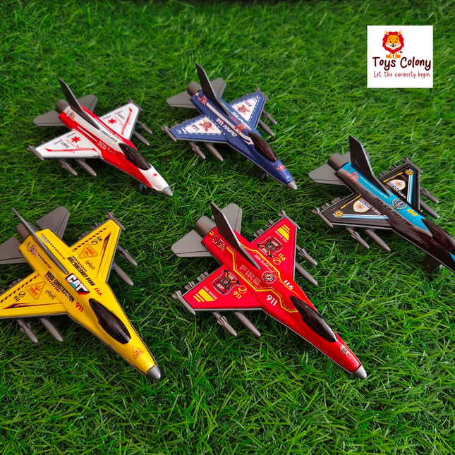 Fighter Jet – Pull Back Toy (Pack of 1 Toy)