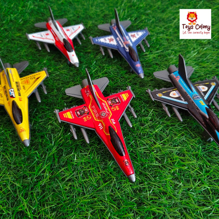 Fighter Jet – Pull Back Toy (Pack of 1 Toy)