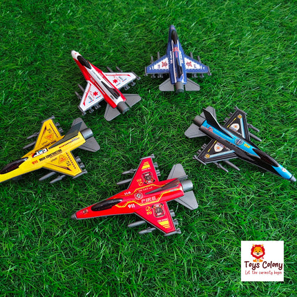 Fighter Jet – Pull Back Toy (Pack of 1 Toy)