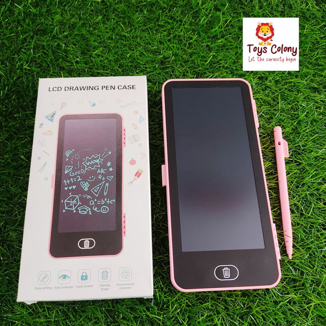 LCD Writing Tablet & Pencil Box (2 in 1)