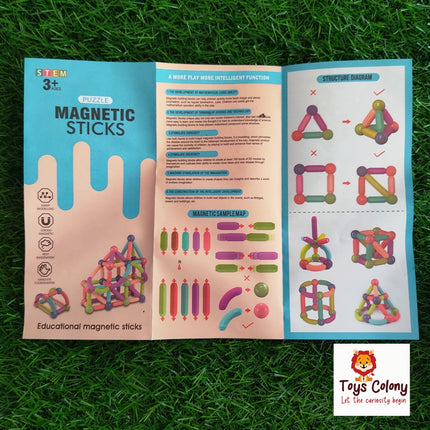 Magnetic Sticks Game - Brain Development Toy