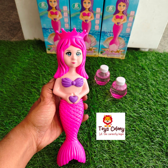 Rechargeable Mermaid Bubble Machine