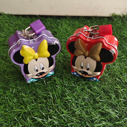Metal Money Bank - Mickey & Minnie Model