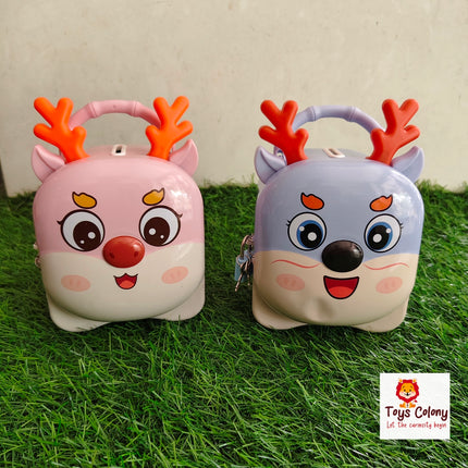 Metal Money Bank – Deer Theme