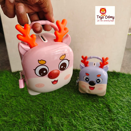 Metal Money Bank – Deer Theme