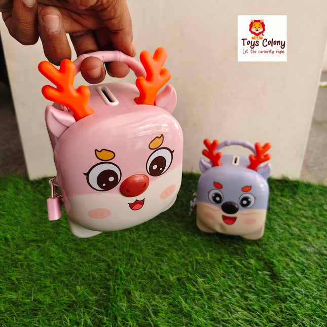 Metal Money Bank – Deer Theme